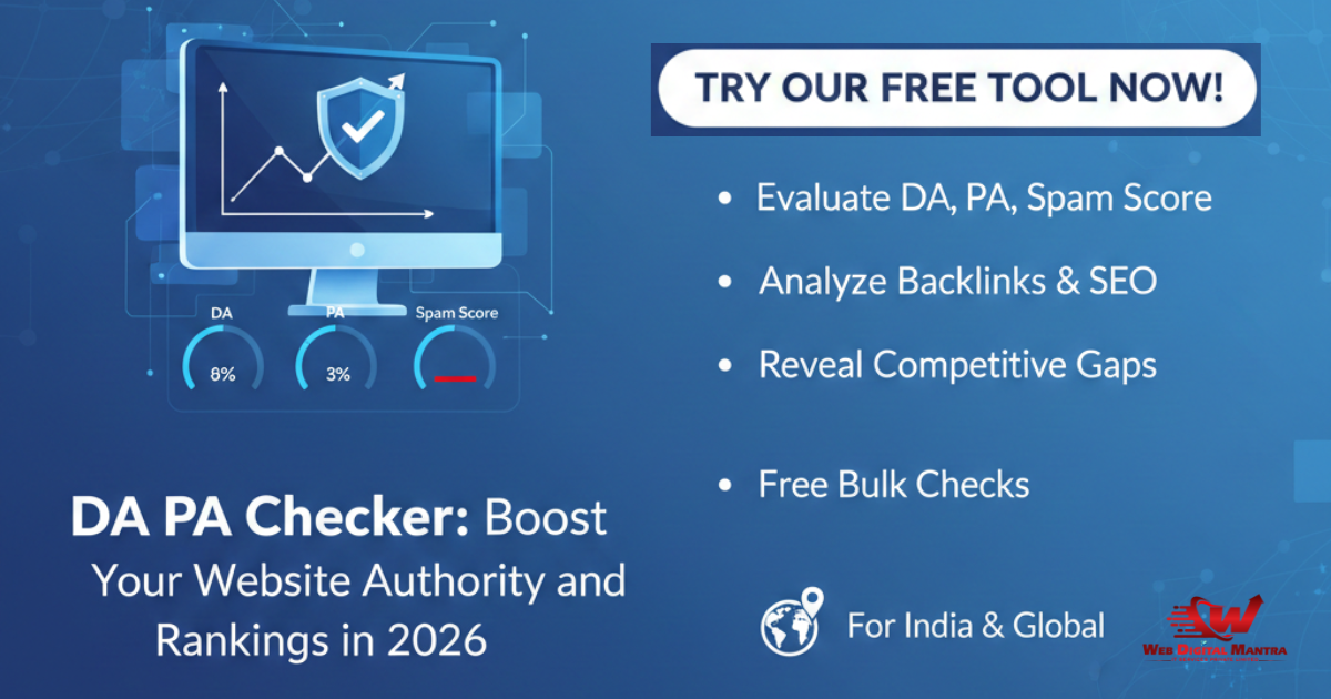 DA PA Checker: Boost Your Website Authority and Rankings in 2026